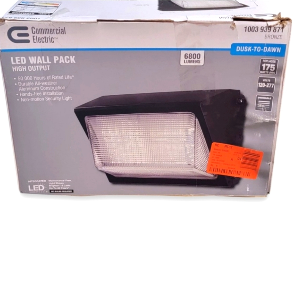 Commercial Electric Powerwall Outdoor LED Wall Pack